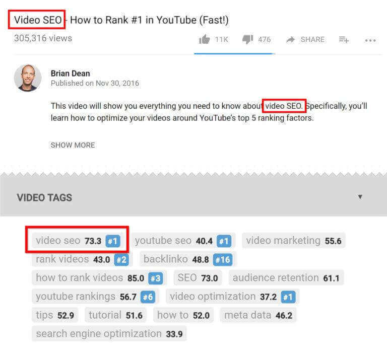 Hình ảnh 5 Công Cụ Nghiên Cứu & 7 Cách Tối Ưu Tags Để SEO Video YouTube 10 tu khoa tren title description video tags
