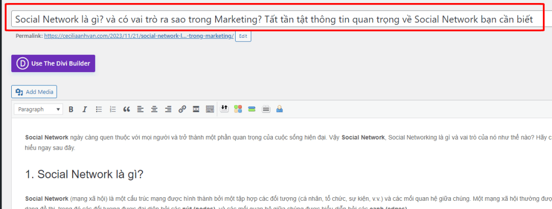 Hình ảnh Yoast SEO Plugin - Cách Đọc Chỉ Số Của Một Trong Những Plugin Hỗ Trợ SEO Cho WordPress 5 Length of title SEO 1